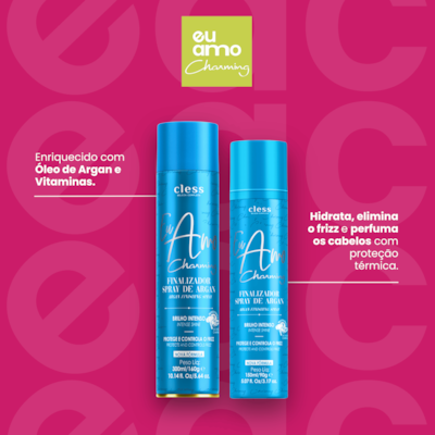 Eu Amo Charming Spray de Brilho Argan 300ml