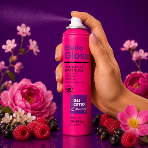Eu Amo Charming Spray de Brilho Gloss 150ml