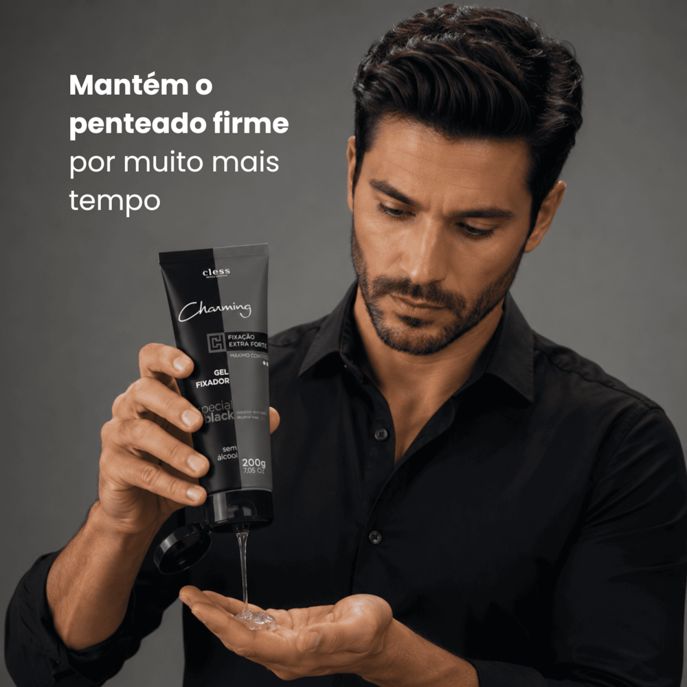 Gel Fixador Extra Forte 200ml Charming