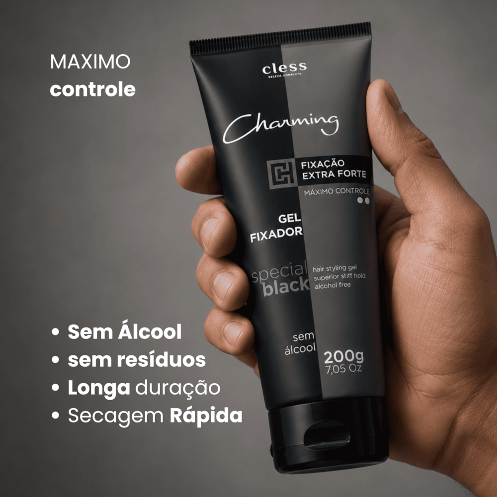 Gel Fixador Extra Forte 200ml Charming