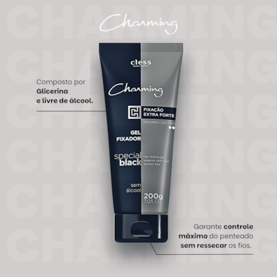 Gel Fixador Extra Forte 200ml Charming
