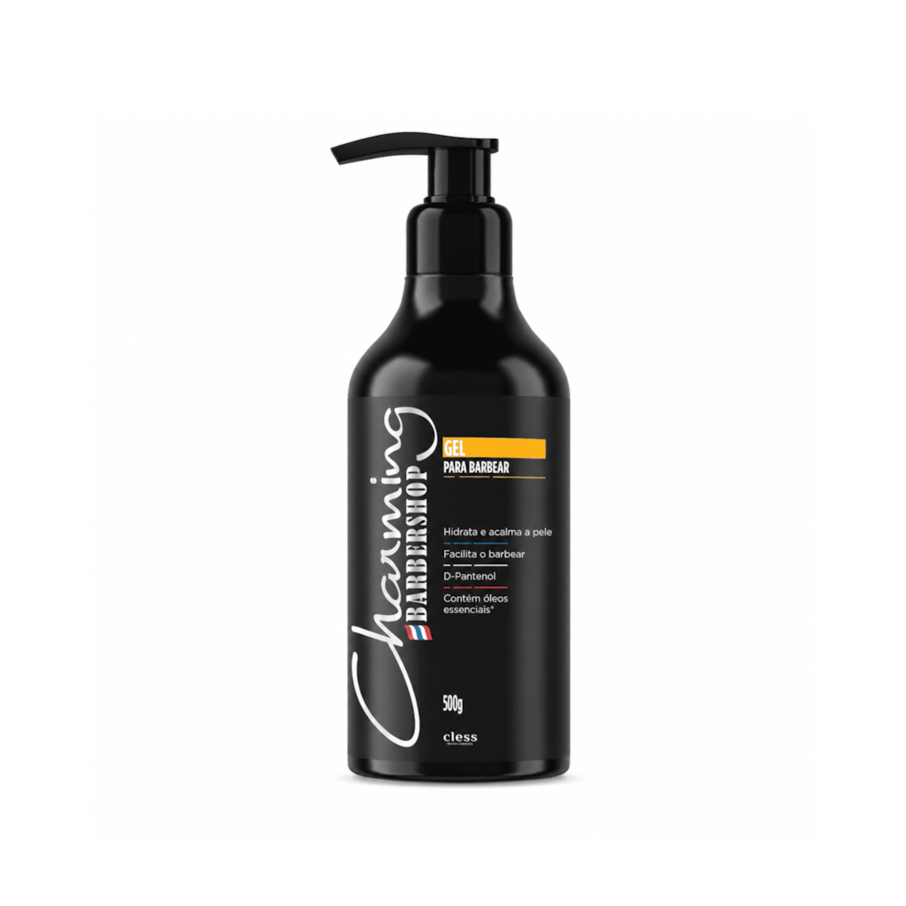 Gel para Barbear Fixador e Hidratante Charming Barbershop 500g