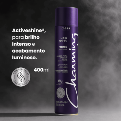 Hair Spray Capilar Fixação Forte 400ml Charming