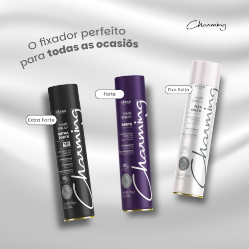 Hair Spray Charming Normal Fixa Solto 400ml
