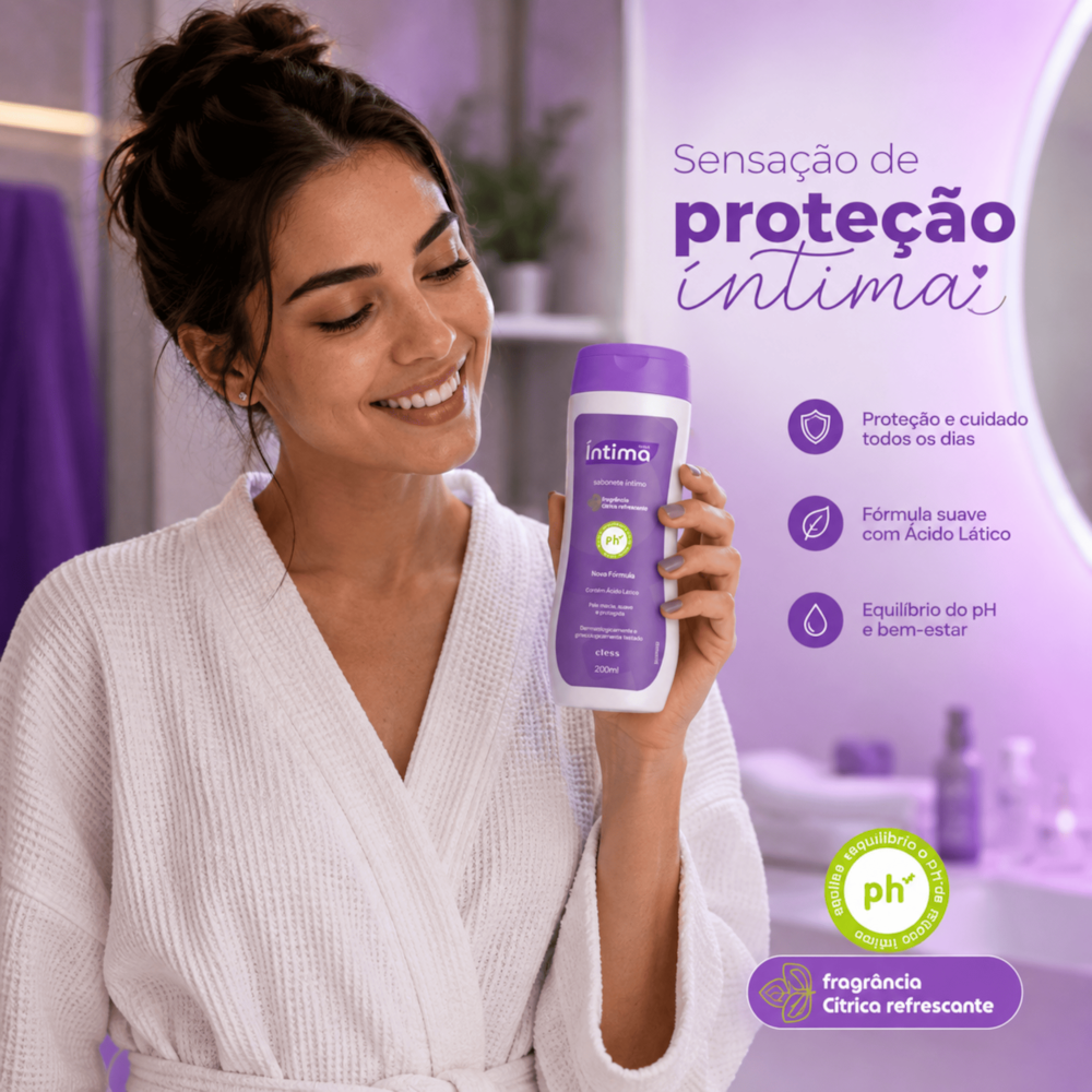 Kit Toilet Íntima Sabonete Íntimo Líquido 2un de 200ml