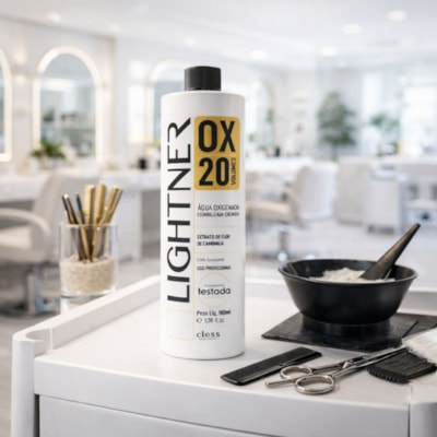 Lightner Água Oxigenada  20 volumes 100ml