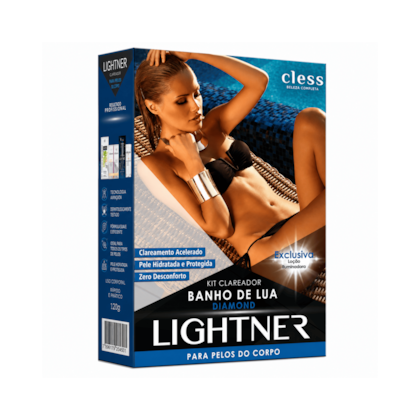 Lightner Kit Completo de Descolorante para pelos Banho de Lua Diamond
