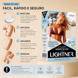 Lightner Kit Descolorante para pelos Banho de Lua