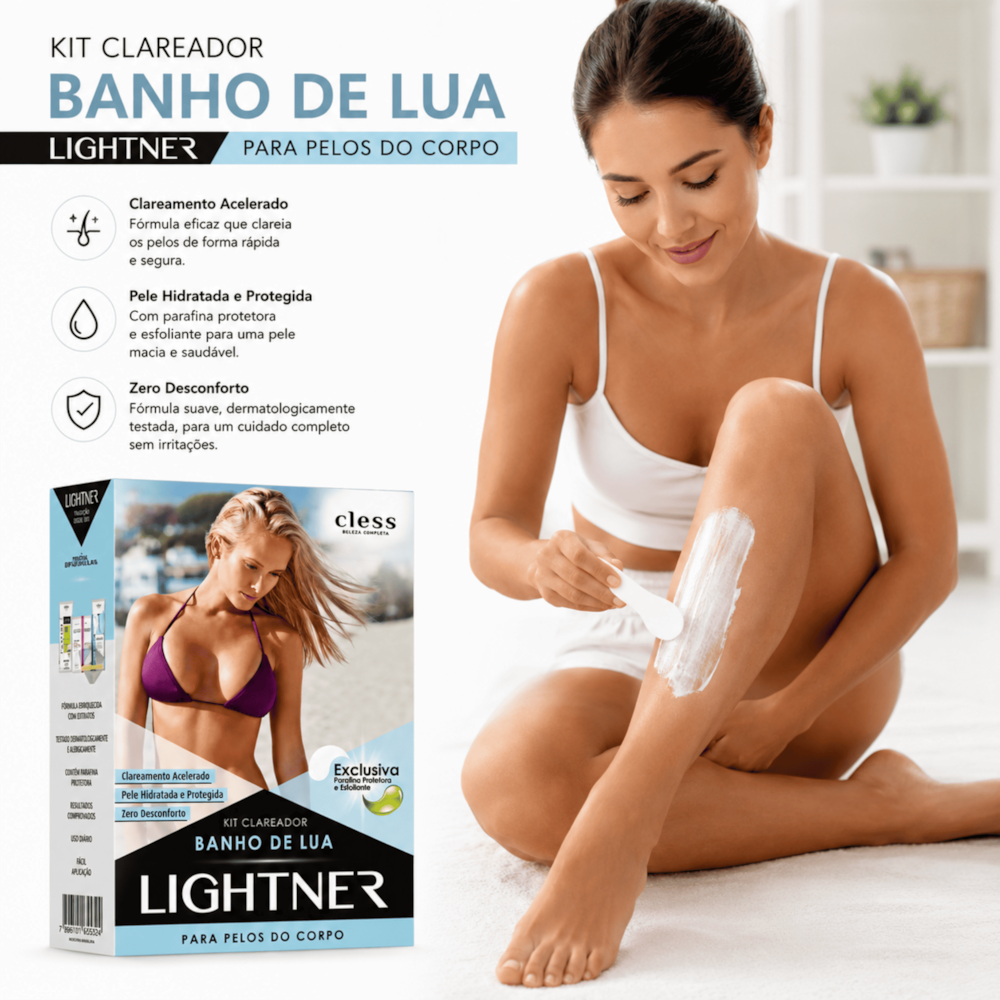 Lightner Kit Descolorante para pelos Banho de Lua