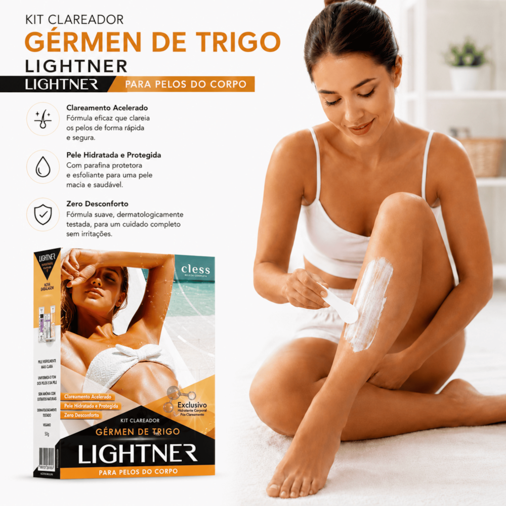Lightner Kit Descolorante para pelos Gérmen de Trigo