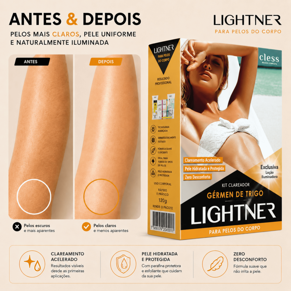 Lightner Kit Descolorante para pelos Gérmen de Trigo