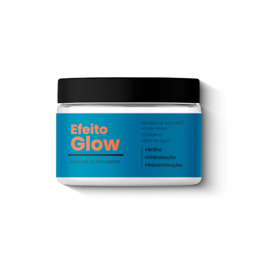 Mascara de Tratamento Argan Efeito Glow Eu Amo Charming 250g