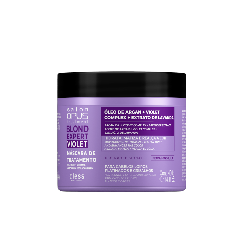 Máscara de Tratamento Blond Expert Violet Salon Opus 400g
