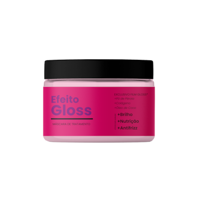 Mascara de Tratamento Efeito Gloss Eu Amo Charming 250g