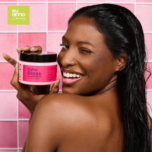 Mascara de Tratamento Efeito Gloss Eu Amo Charming 250g