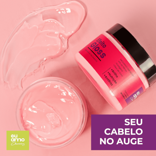 Mascara de Tratamento Efeito Gloss Eu Amo Charming 250g