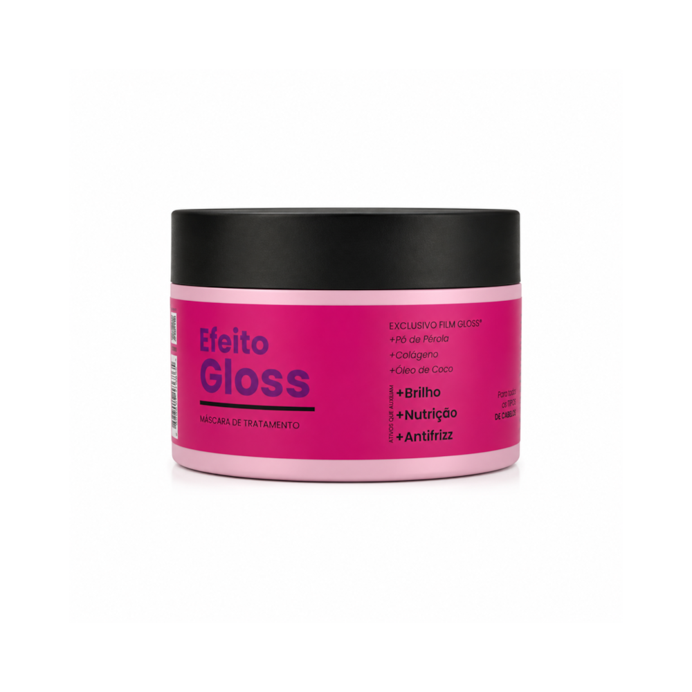 Mascara de Tratamento Efeito Gloss Eu Amo Charming 250g