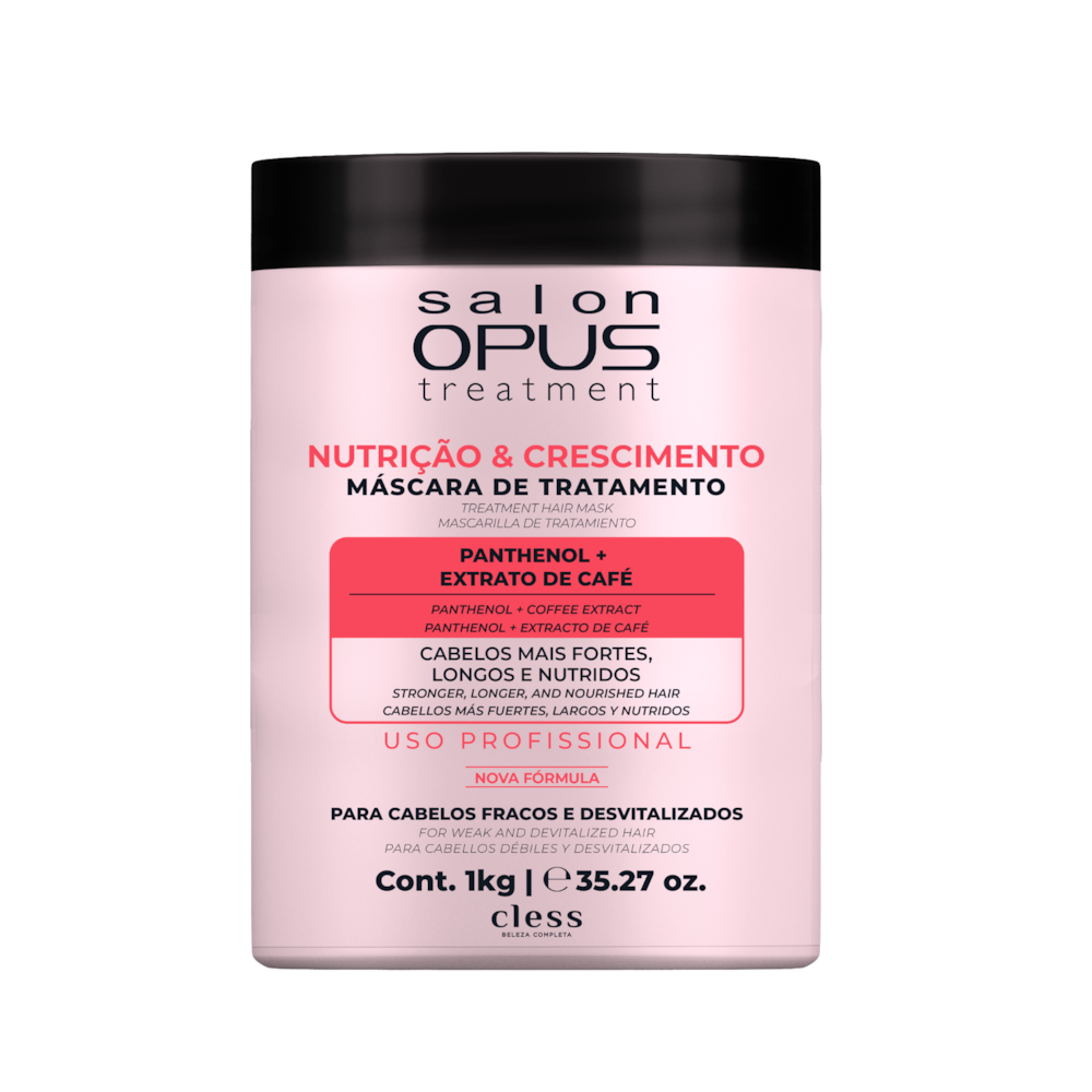 Máscara de Tratamento Nutrição e Crescimento Salon Opus 1kg
