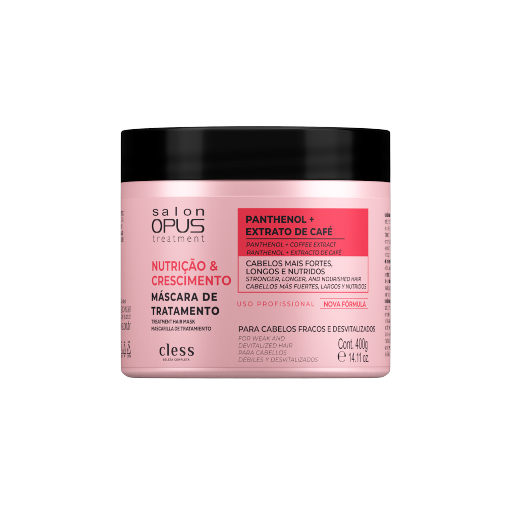 Máscara de Tratamento Nutrição & Crescimento Salon Opus 400g