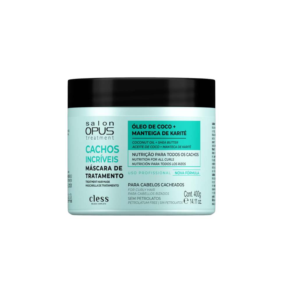 Máscara para Tratamento Cachos Incríveis Salon Opus 400g