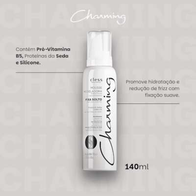 Mousse modeladora fixação normal Charming 140ml