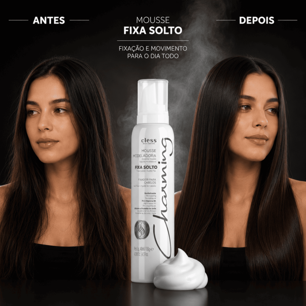 Mousse modeladora fixação normal Charming 140ml