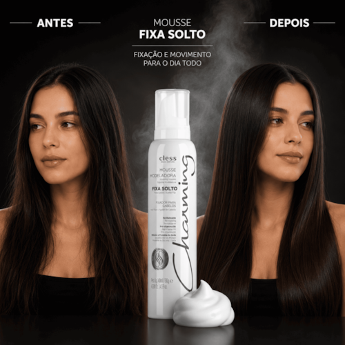 Mousse modeladora fixação normal Charming 140ml