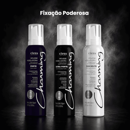 Mousse modeladora fixação normal Charming 140ml
