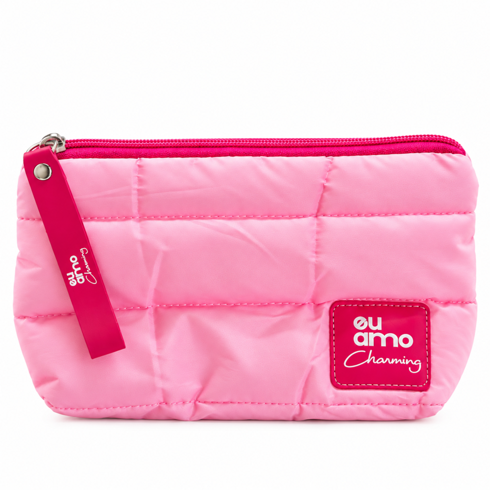 Necessaire Rosa Eu Amo Charming