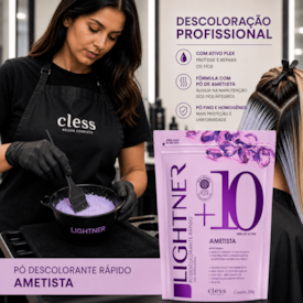 Pó Descolorante Capilar Ametista 10 Tons Lightner 300g