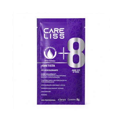 Pó Descolorante Capilar Ametista 8 Tons Care Liss 8g