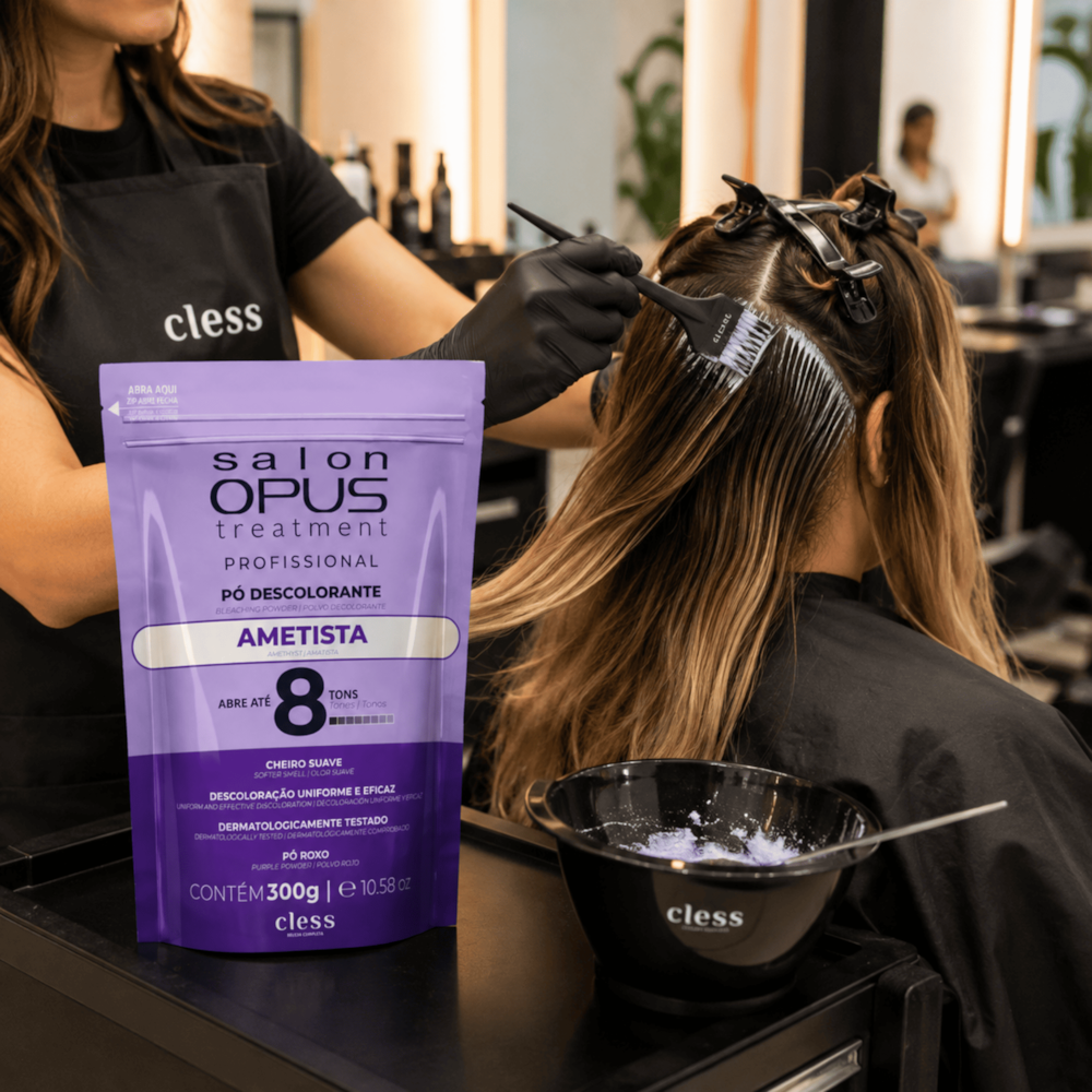 Pó Descolorante Capilar Ametista 8 Tons Salon Opus 20g