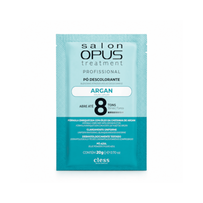 Pó Descolorante Capilar Argan 8 Tons Salon Opus 20g