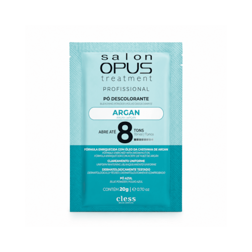 Pó Descolorante Capilar Argan 8 Tons Salon Opus 20g