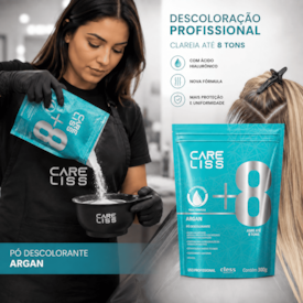 Pó Descolorante Capilar Argan Care Liss 20g