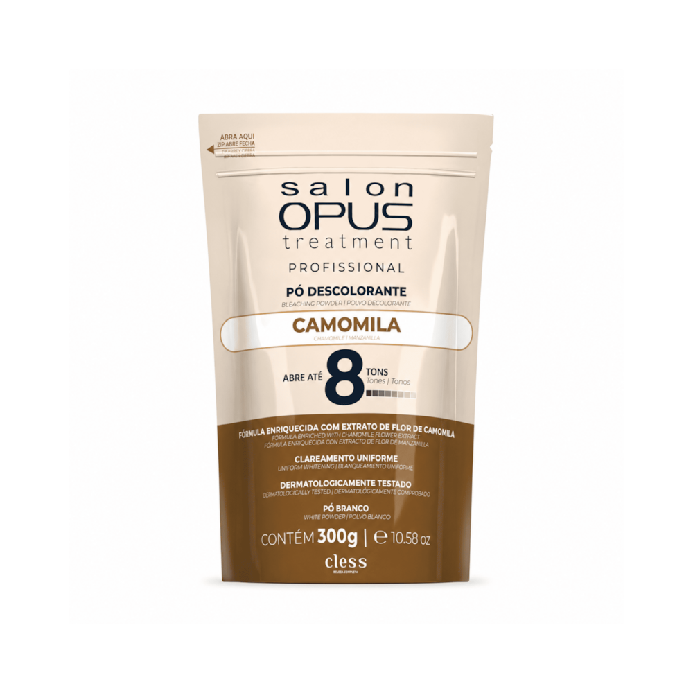 Pó Descolorante Capilar Camomila Salon Opus Treatment 300g