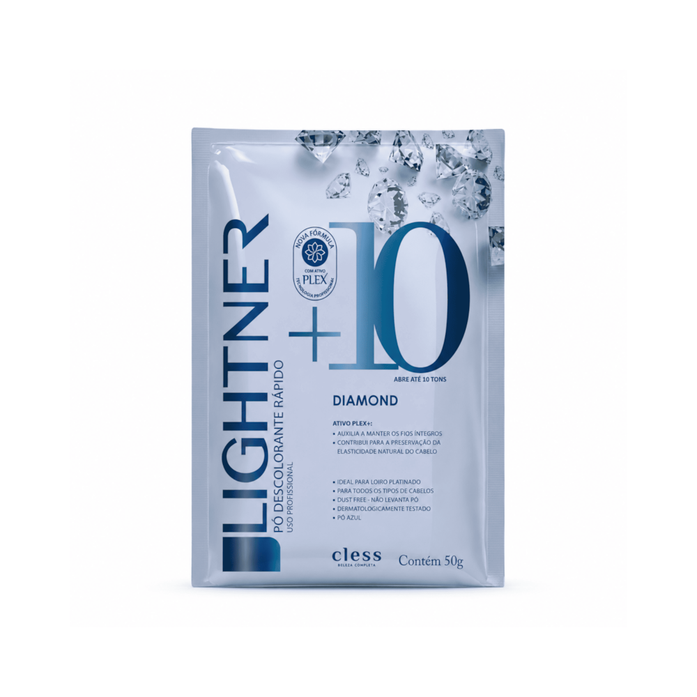 Pó Descolorante Capilar Diamond 10 Tons Lightner 50g