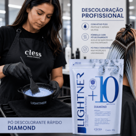 Pó Descolorante Capilar Diamond 9 Tons Lightner 20g