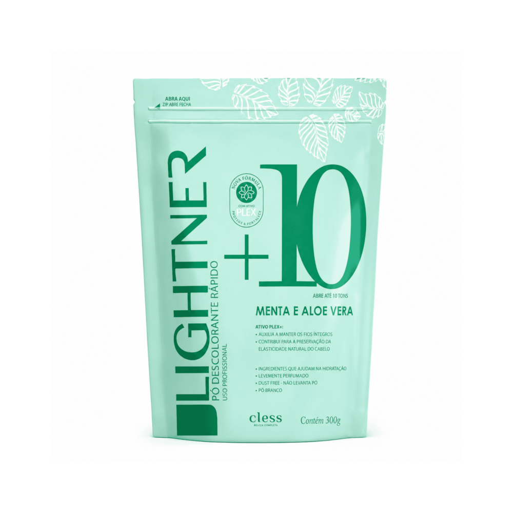 Pó Descolorante Capilar Menta Aloe Lightner 300g