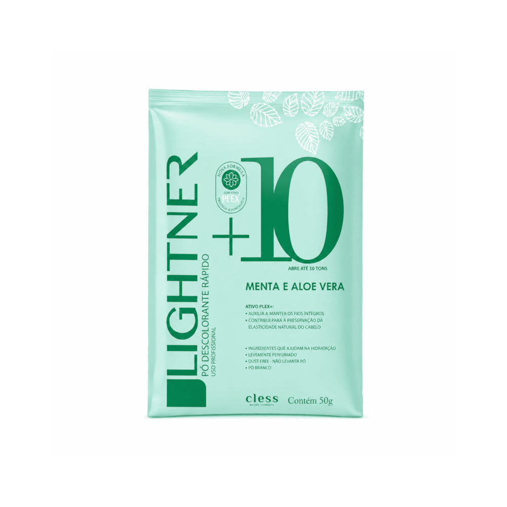 Pó Descolorante Capilar Menta Aloe Lightner 50g