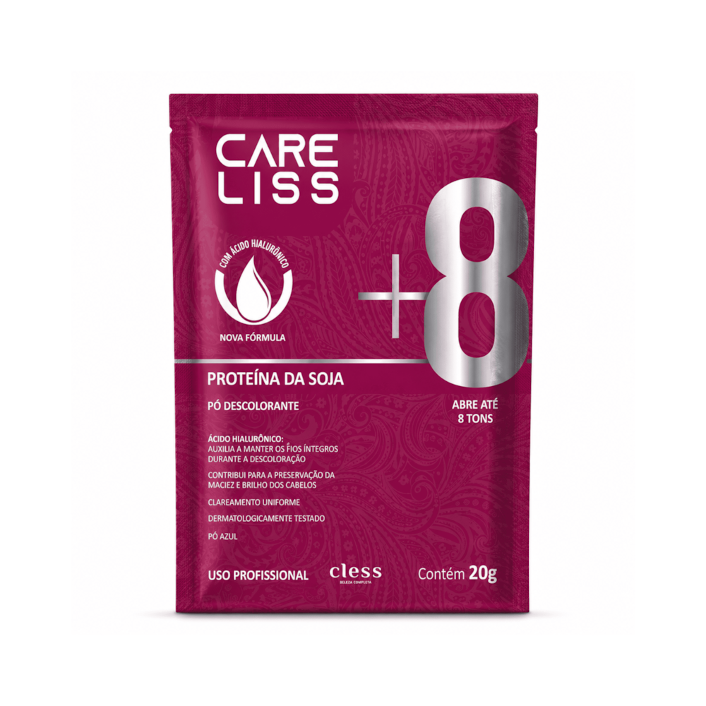 Pó Descolorante capilar Proteina de Soja Care Liss 20g