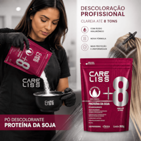 Pó Descolorante capilar Proteina de Soja Care Liss 20g