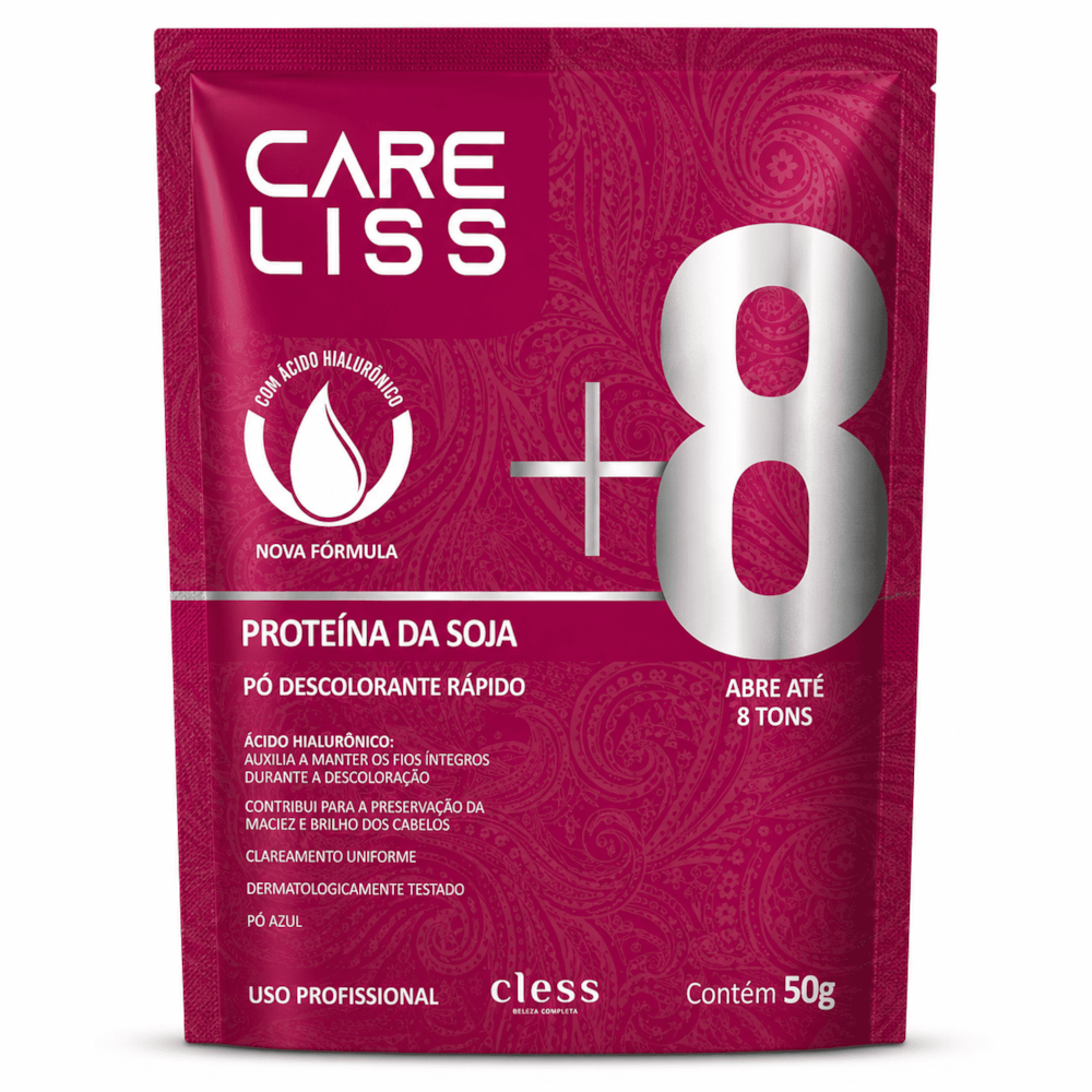 Pó Descolorante Capilar Proteína de Soja Care Liss 50g