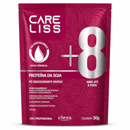 Pó Descolorante Capilar Proteína de Soja Care Liss 50g