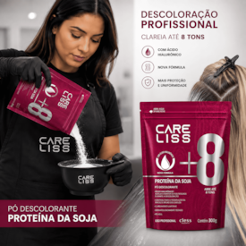 Pó Descolorante Capilar Proteína de Soja Care Liss 50g