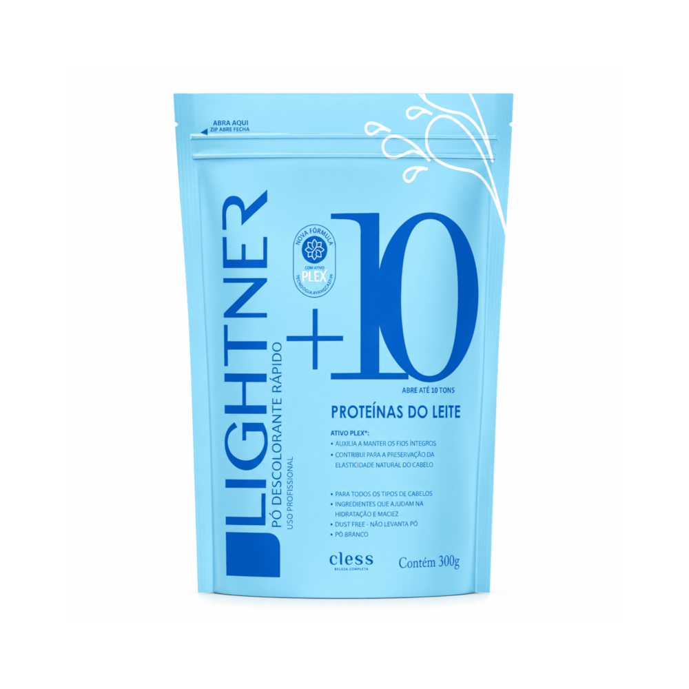 Pó Descolorante Capilar Proteína do Leite Lightner 300g