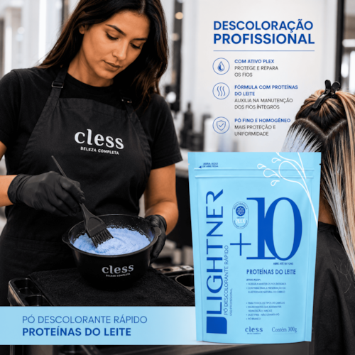 Pó Descolorante Capilar Proteína do Leite Lightner 300g