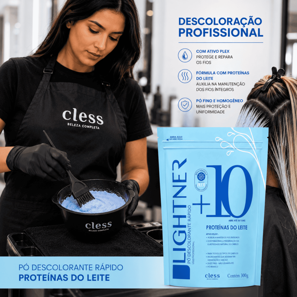 Pó Descolorante Capilar Proteína do Leite Lightner 50g