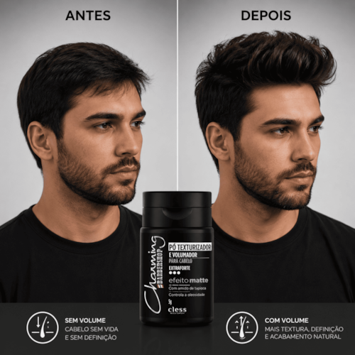Pó Volumador Texturador Masculino Charming Barbershop
