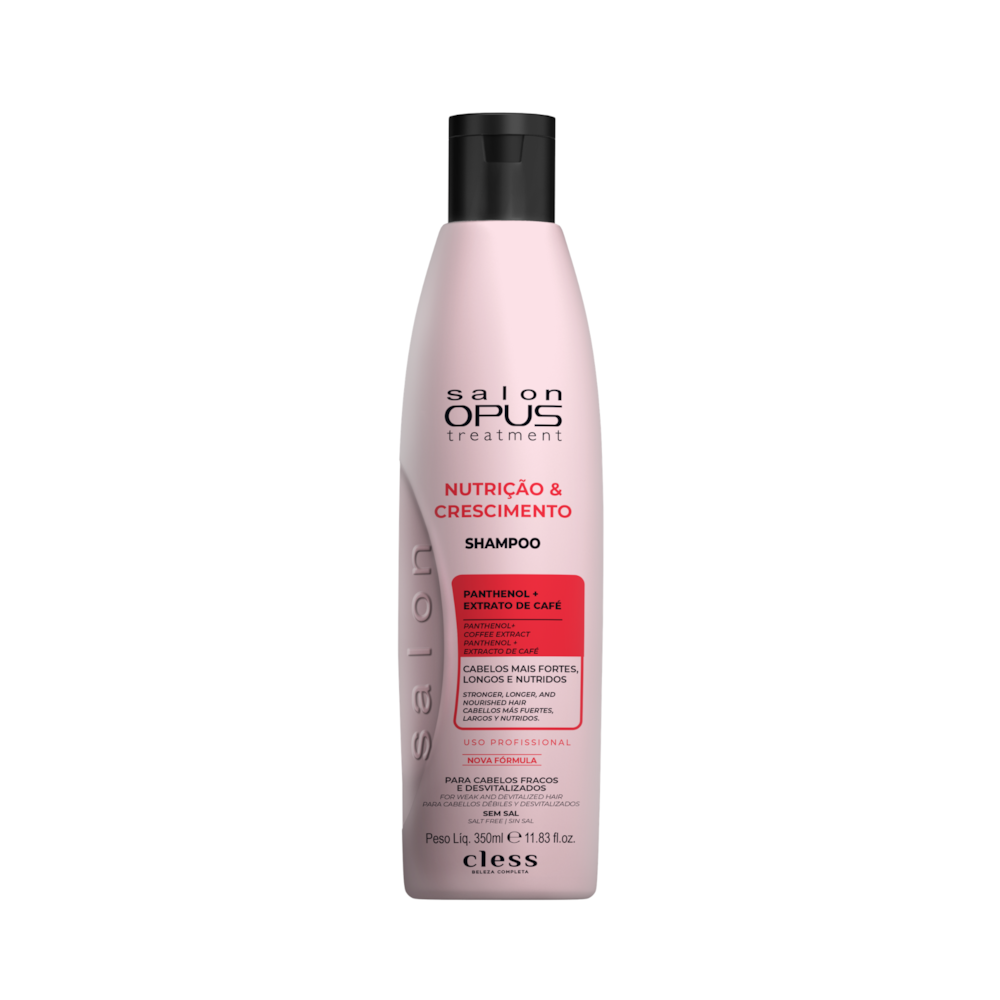 Salon Opus Shampoo Nutrição & Crescimento 350ml